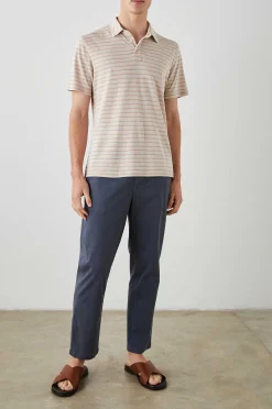 Heren Rails Napoli Poloshirt - Toulouse Zonsondergangstreep