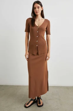 Vrouwen Rails Nora Rok - Cacao