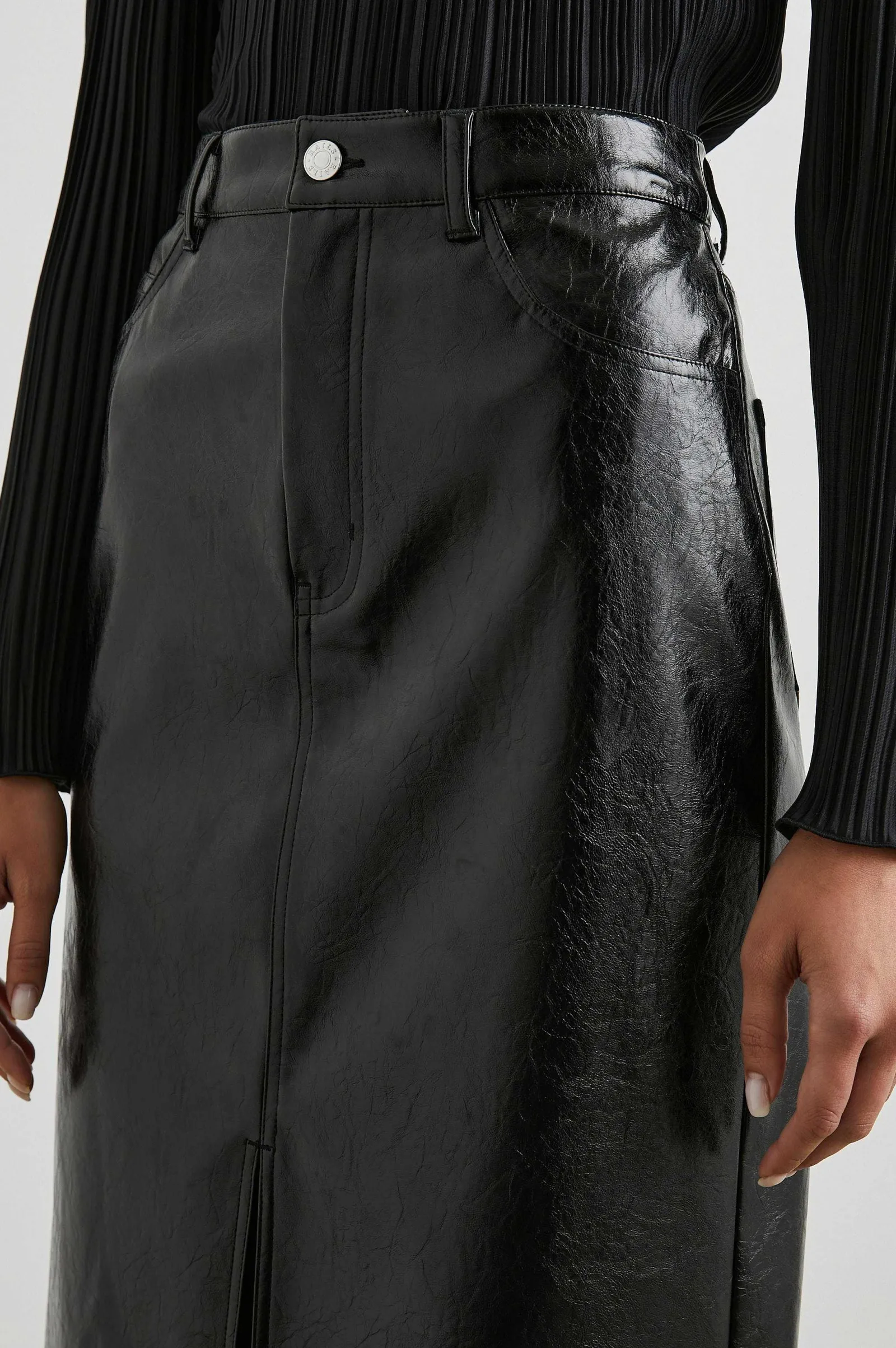 Vrouwen Rails Norma Rok - Zwart Patent