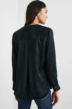 Vrouwen Rails Parel Top - Onyx Luipaard