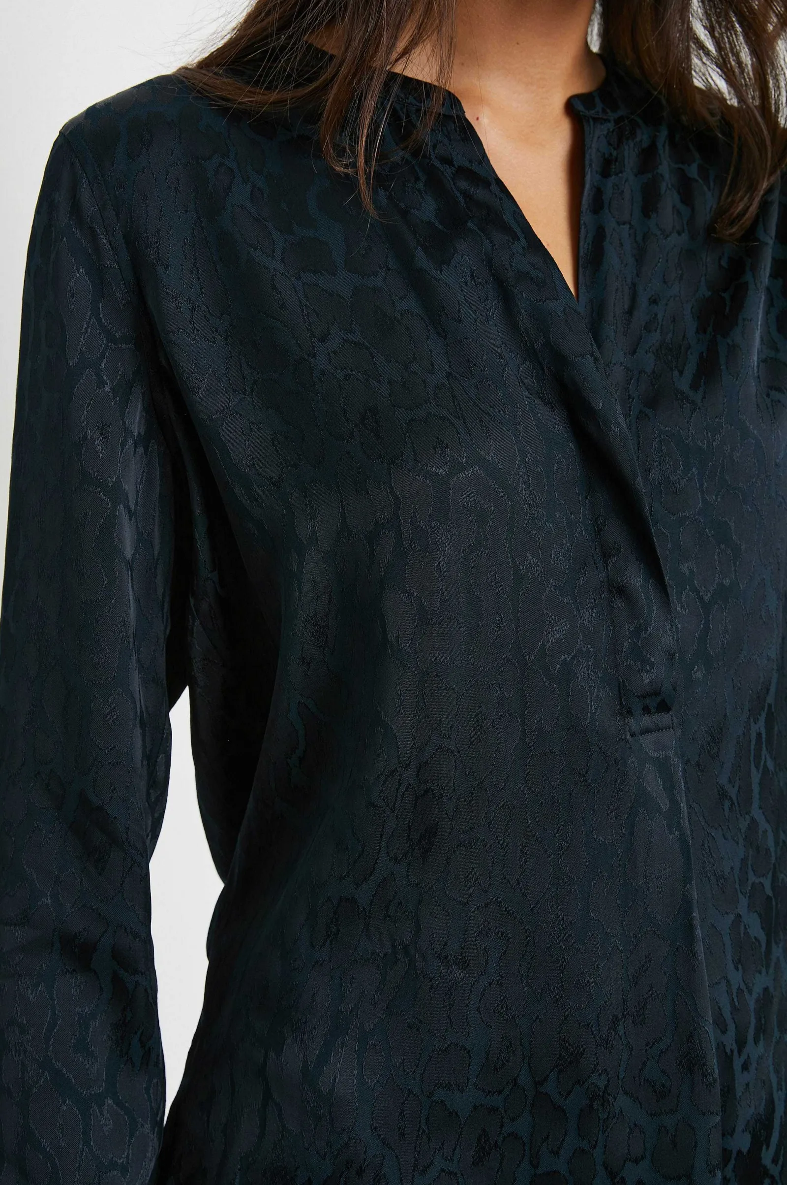 Vrouwen Rails Parel Top - Onyx Luipaard