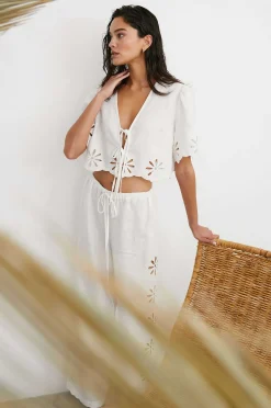 Vrouwen Rails Pari Top - Wit Oogje