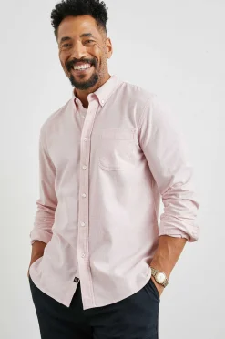 Heren Rails Perry Overhemd - Perfect Roze Oxford