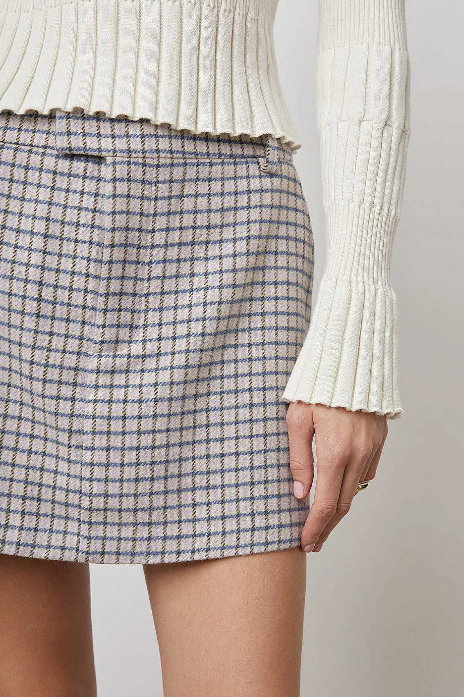 Vrouwen Rails Prim Rok - Lilac Marine Mini Ruit