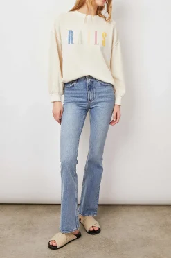 Vrouwen Rails Handtekening Sweatshirt - Ivoor