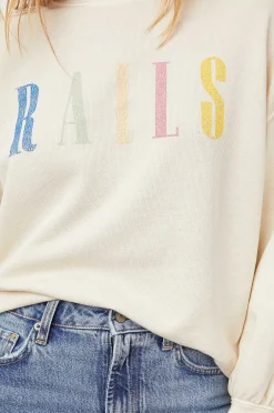 Vrouwen Rails Handtekening Sweatshirt - Ivoor
