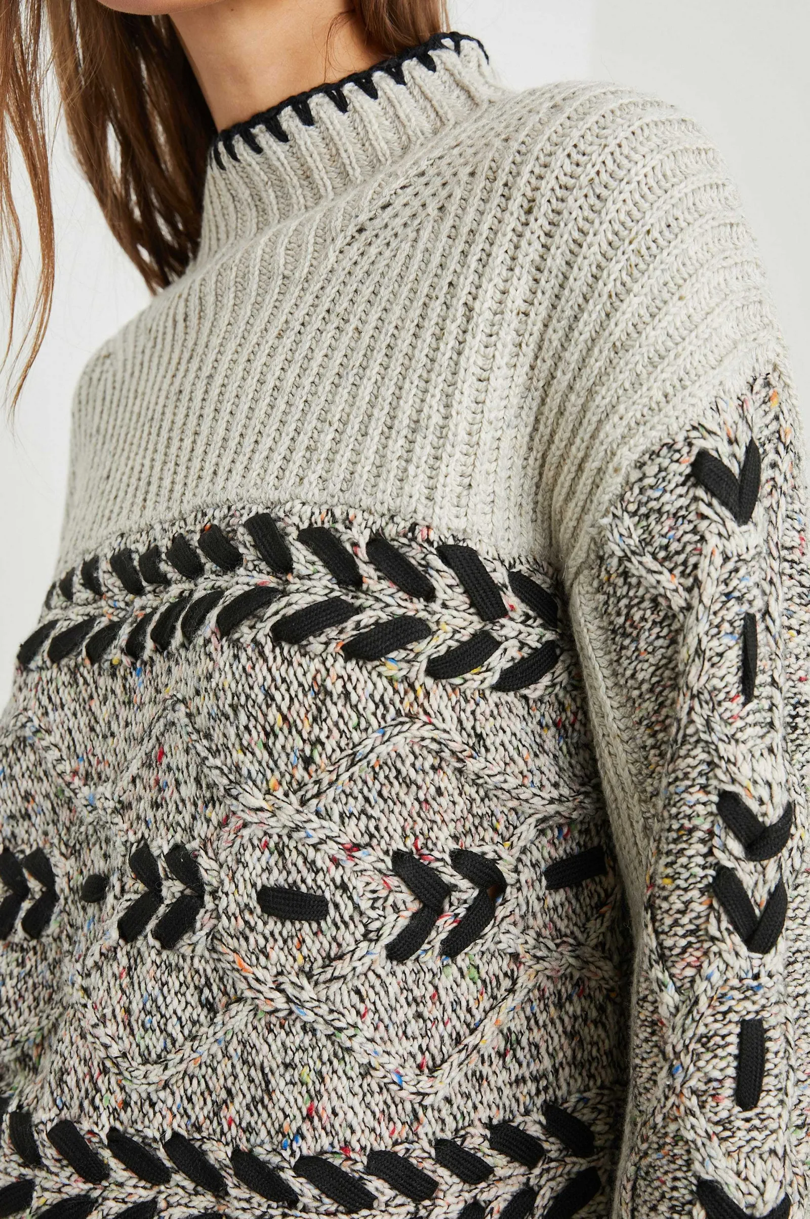 Vrouwen Rails Raini Trui - Heather Kabels