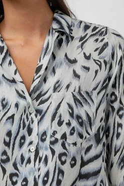 Vrouwen Rails Rebel Shirt - Ivoor Sneeuw Luipaard