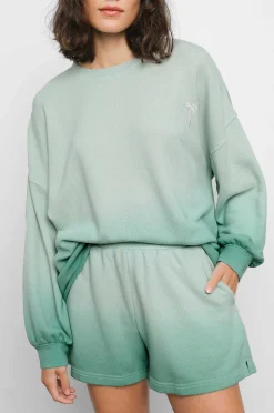 Vrouwen Rails Reeves Sweatshirt - Aqua Dip-Verf