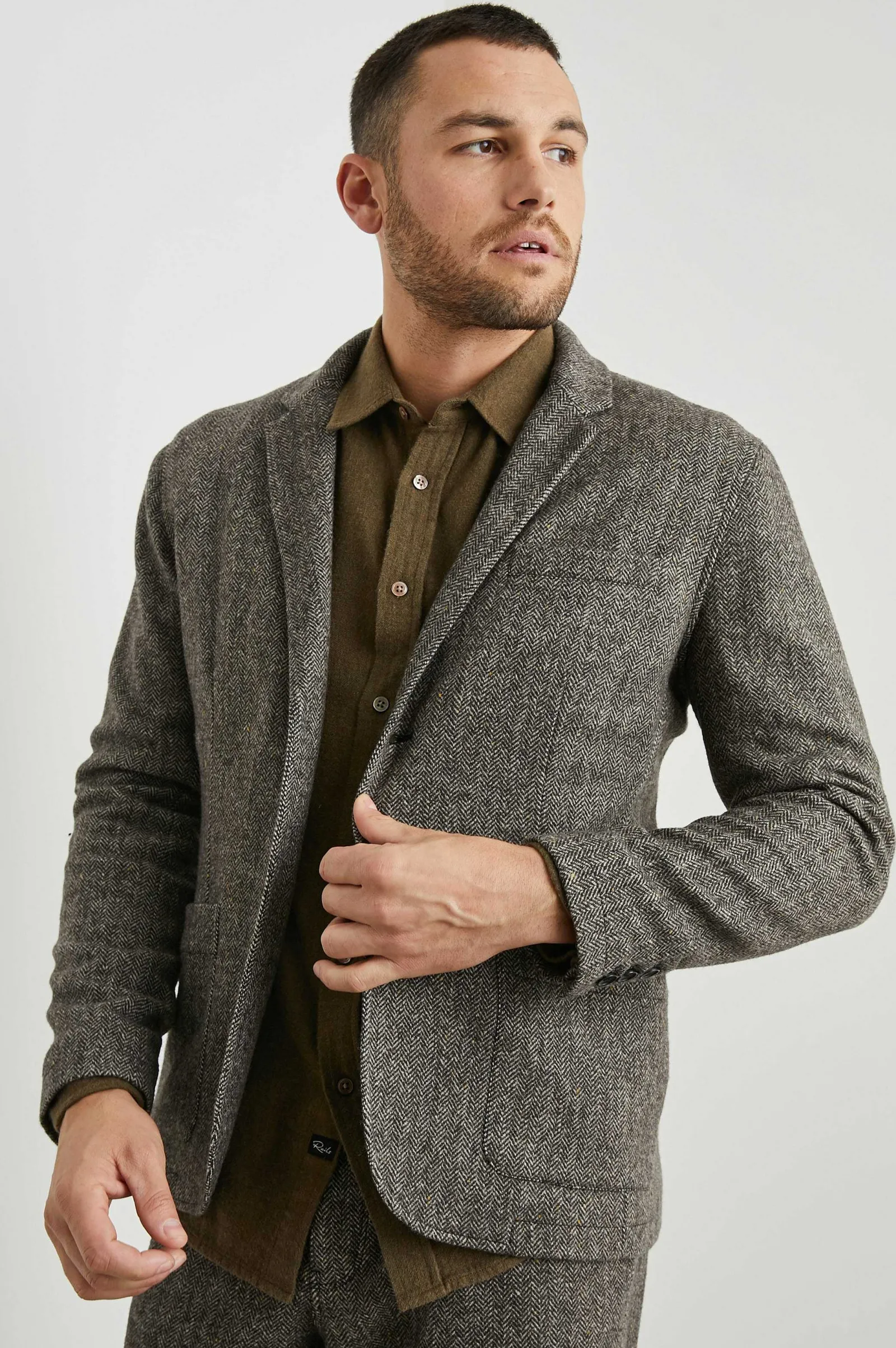 Heren Rails Reynard Blazer - Hoogland Tweed