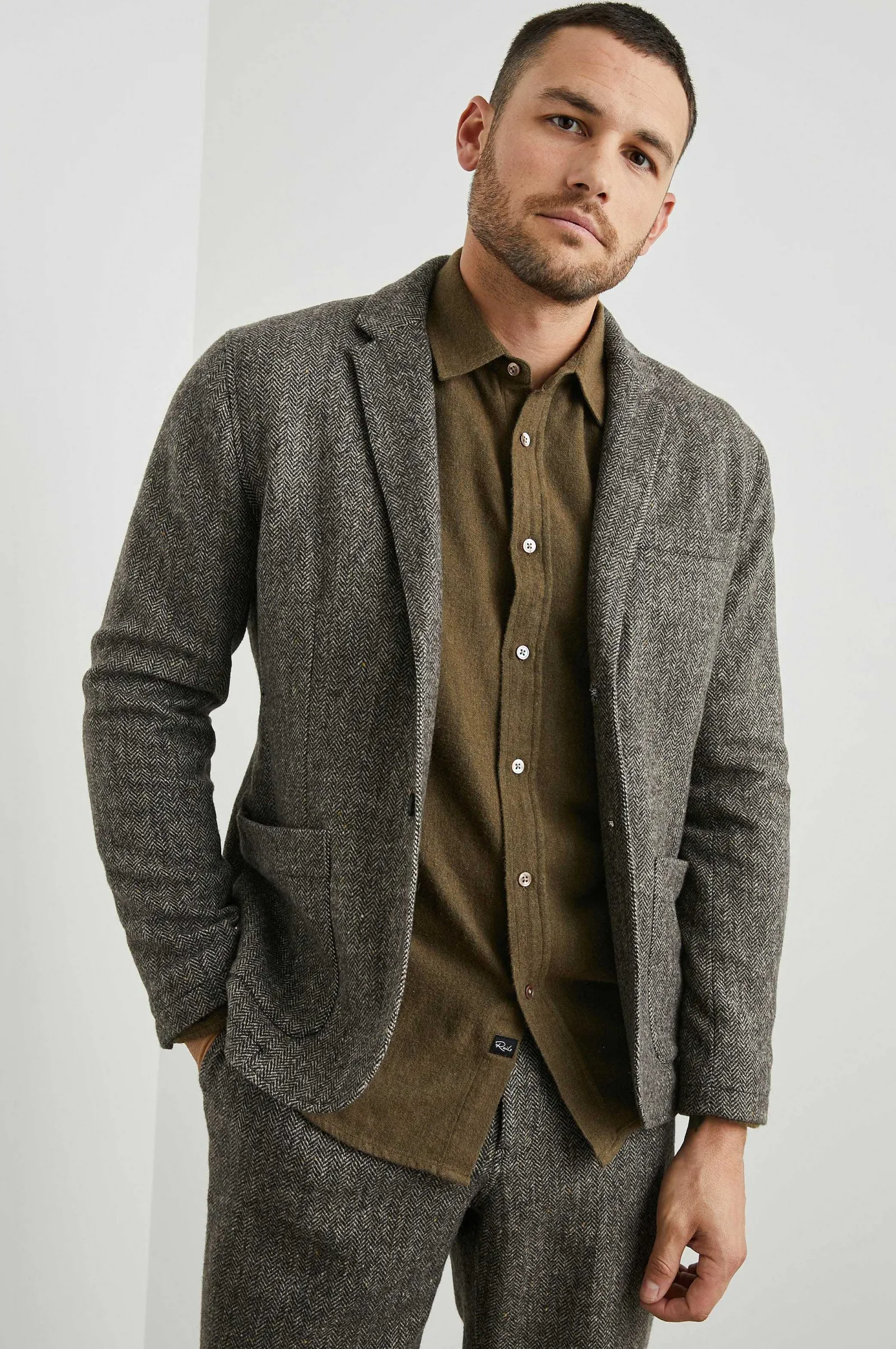 Heren Rails Reynard Blazer - Hoogland Tweed