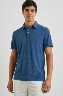 Heren Rails Rhen Poloshirt - Ensign Blauw