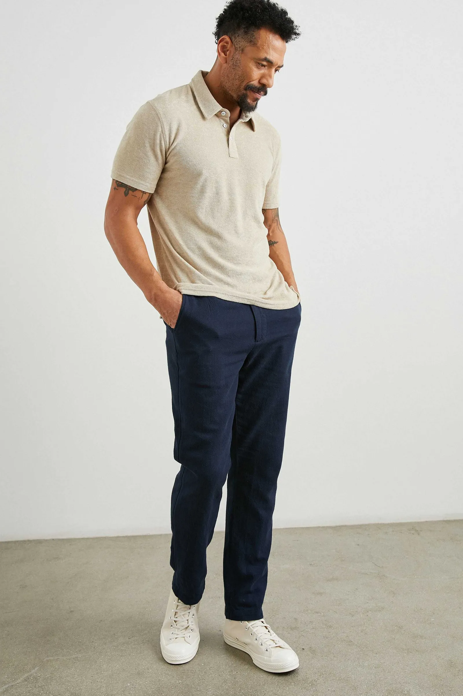 Heren Rails Rhen Poloshirt - Kikkererwten