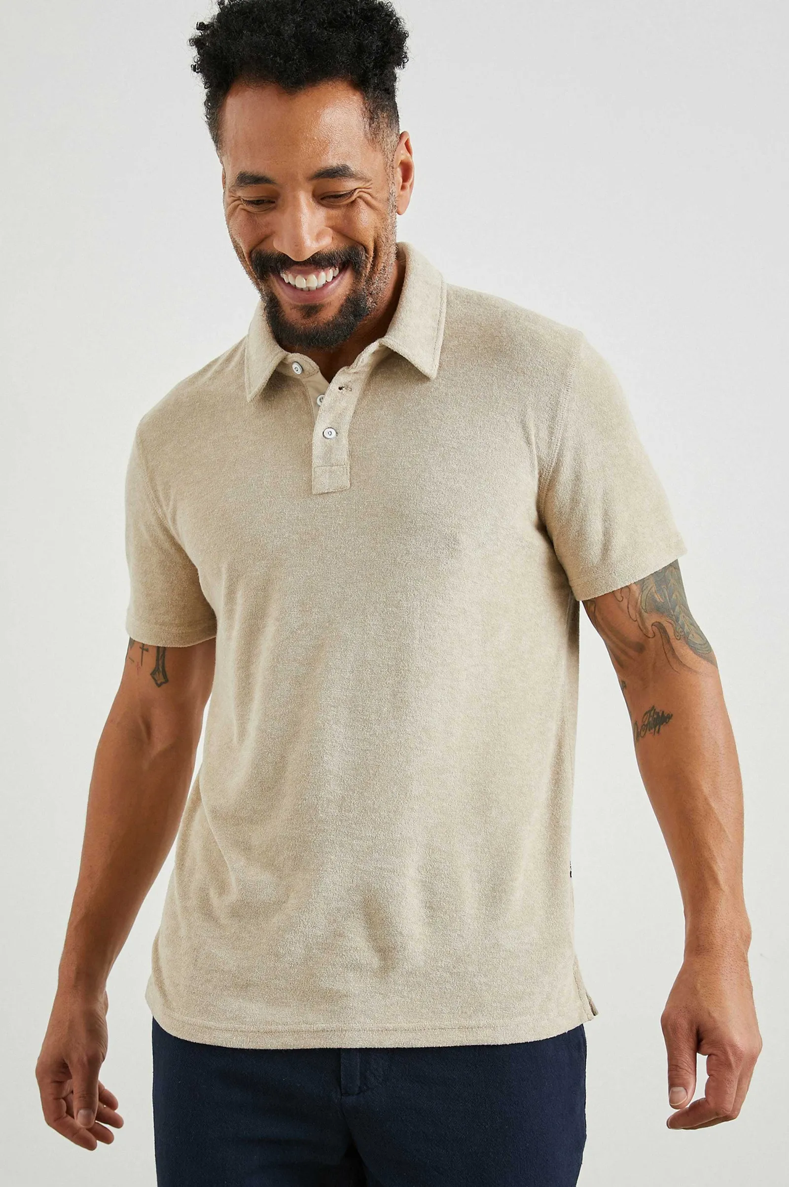 Heren Rails Rhen Poloshirt - Kikkererwten