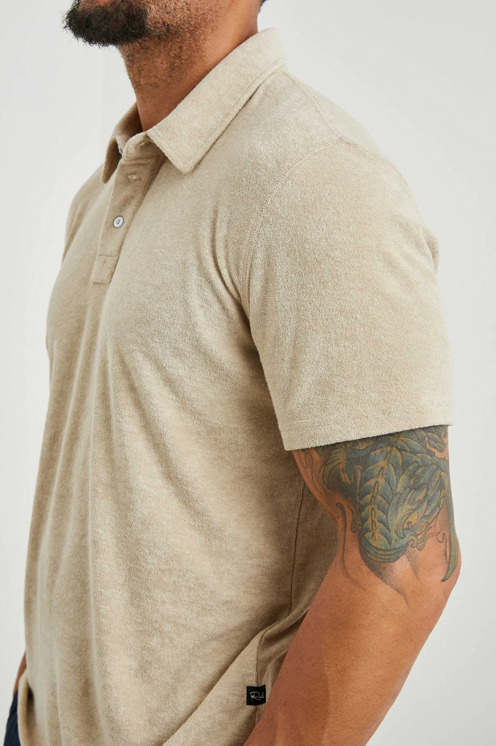 Heren Rails Rhen Poloshirt - Kikkererwten