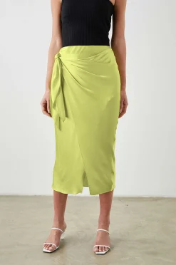 Vrouwen Rails Rok Adrienne - Chartreuse