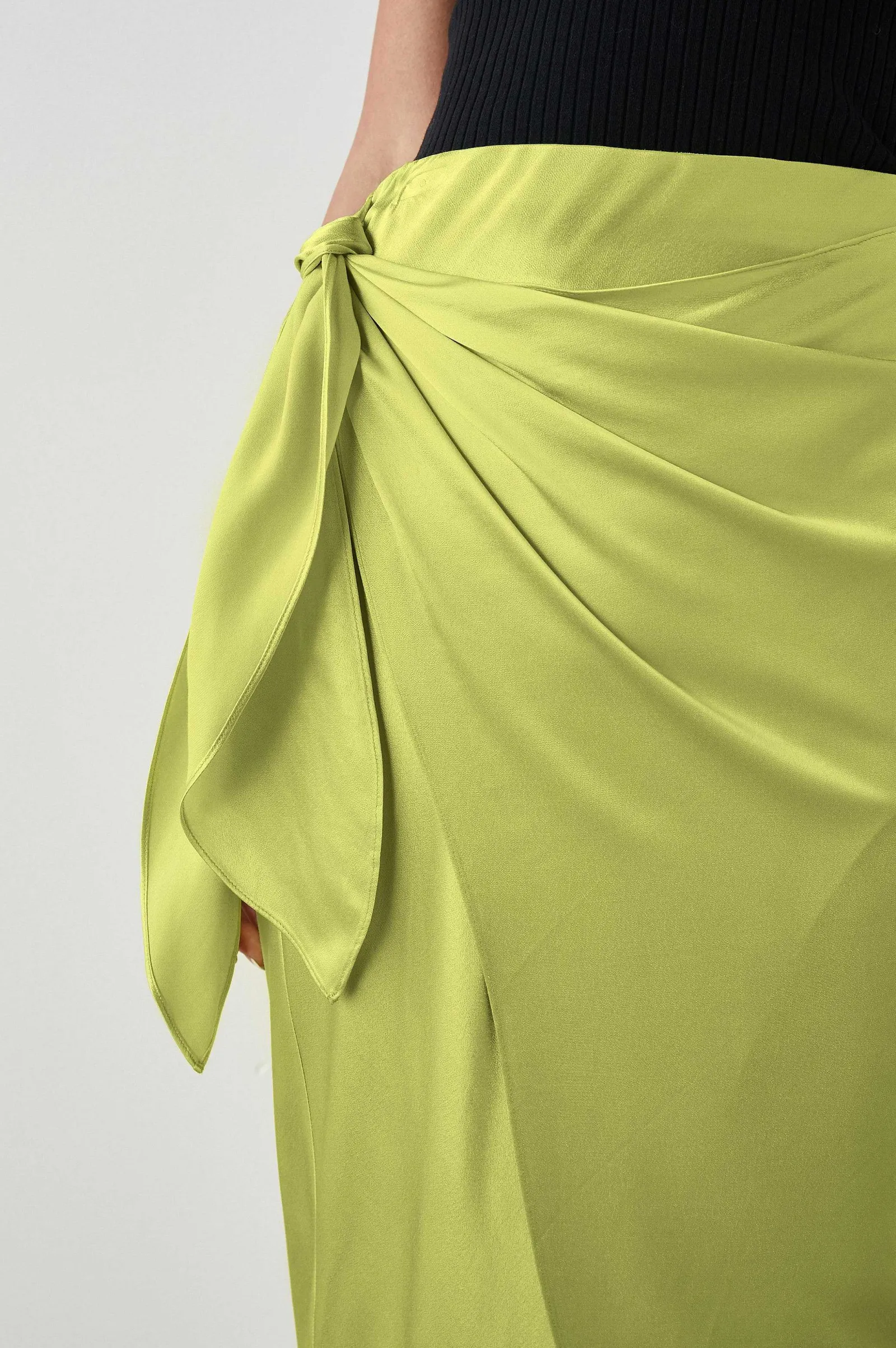 Vrouwen Rails Rok Adrienne - Chartreuse