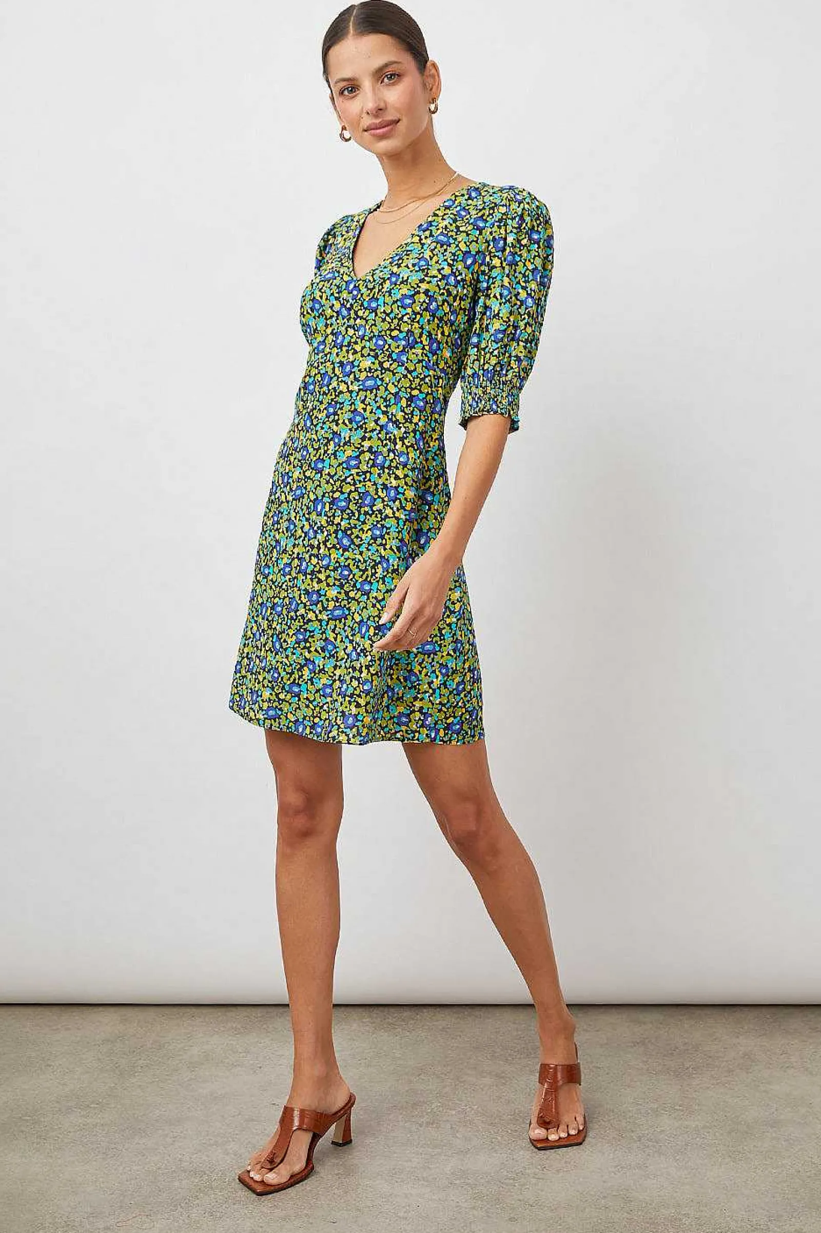 Vrouwen Rails Roma Jurk - Abstracte Tuin