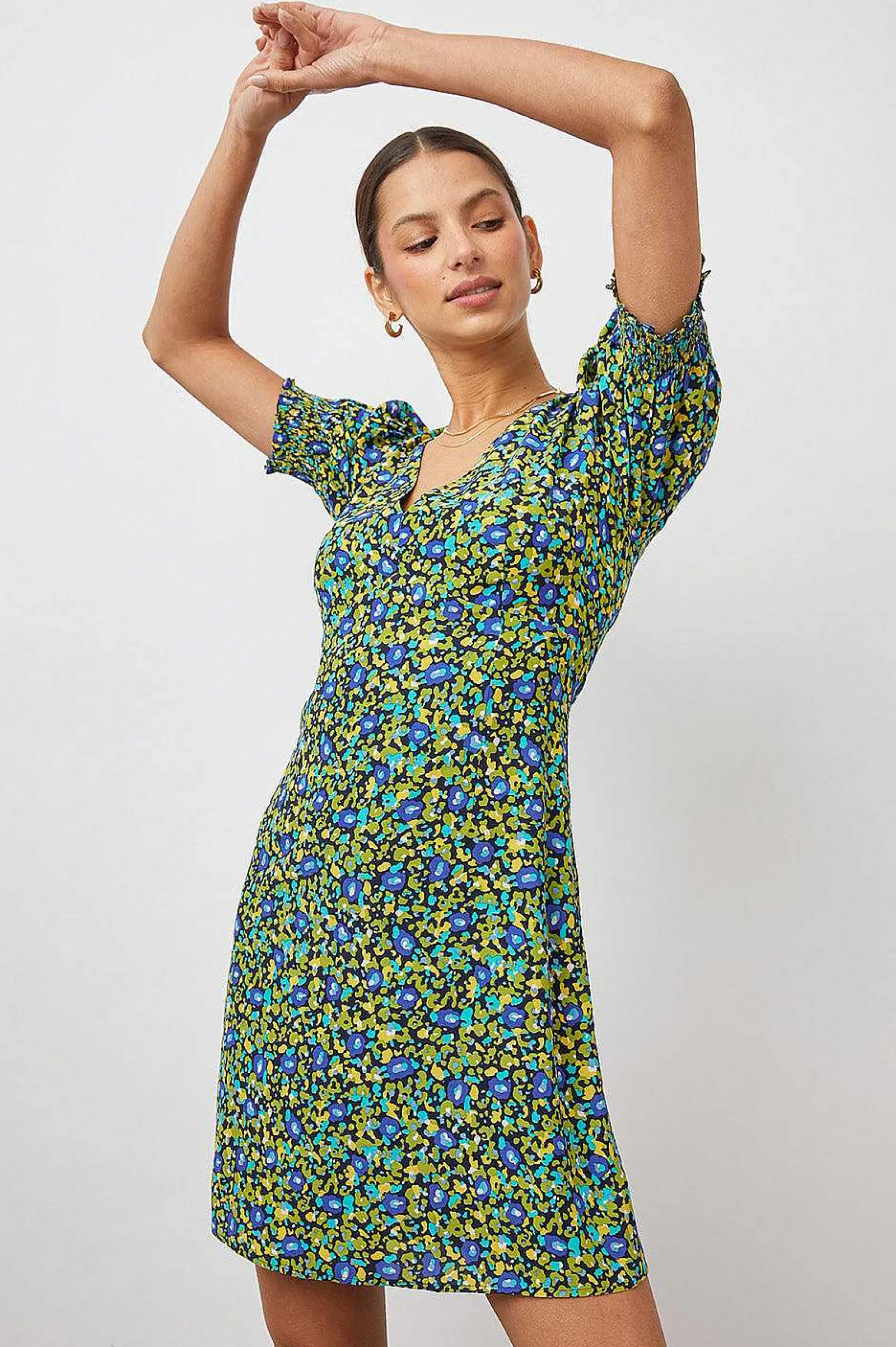 Vrouwen Rails Roma Jurk - Abstracte Tuin