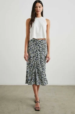 Vrouwen Rails Rosetta Rok - Middernacht Weide Bloemen