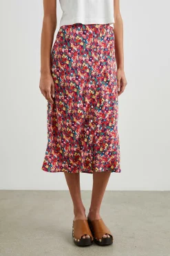 Vrouwen Rails Rosetta Rok - Scharlaken Bloemen