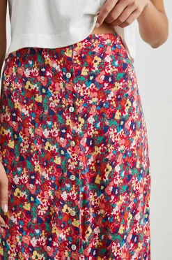 Vrouwen Rails Rosetta Rok - Scharlaken Bloemen