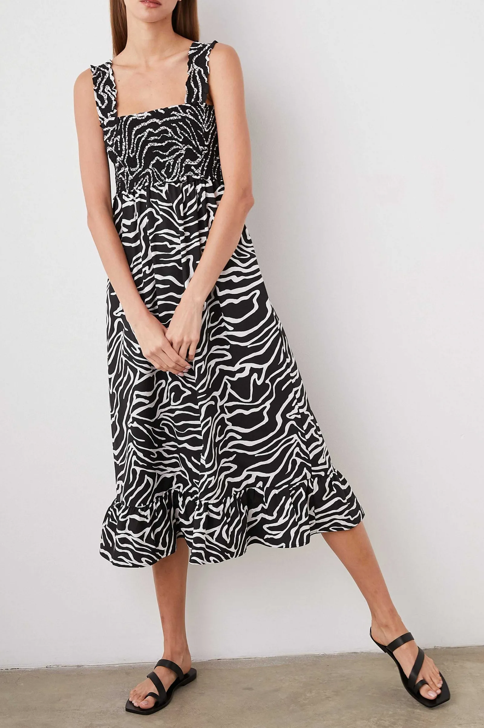 Vrouwen Rails Rumi Jurk - Contourlijnen