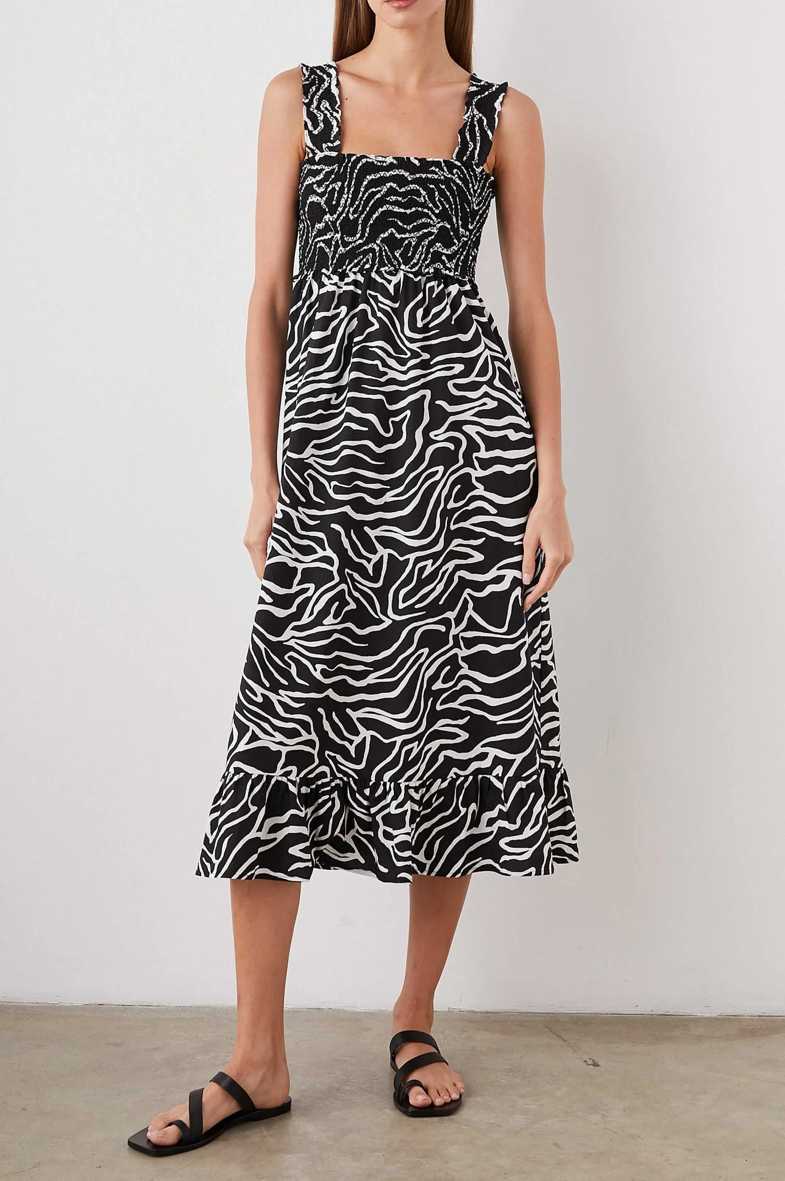 Vrouwen Rails Rumi Jurk - Contourlijnen