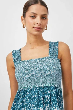 Vrouwen Rails Rumi Jurk - Gestreept Bloemen