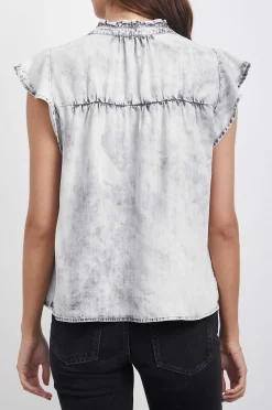 Vrouwen Rails Ruthie Top - Houtskool Cloud Wash