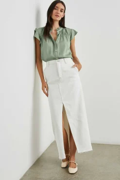 Vrouwen Rails Ruthie Top - Sage Denim