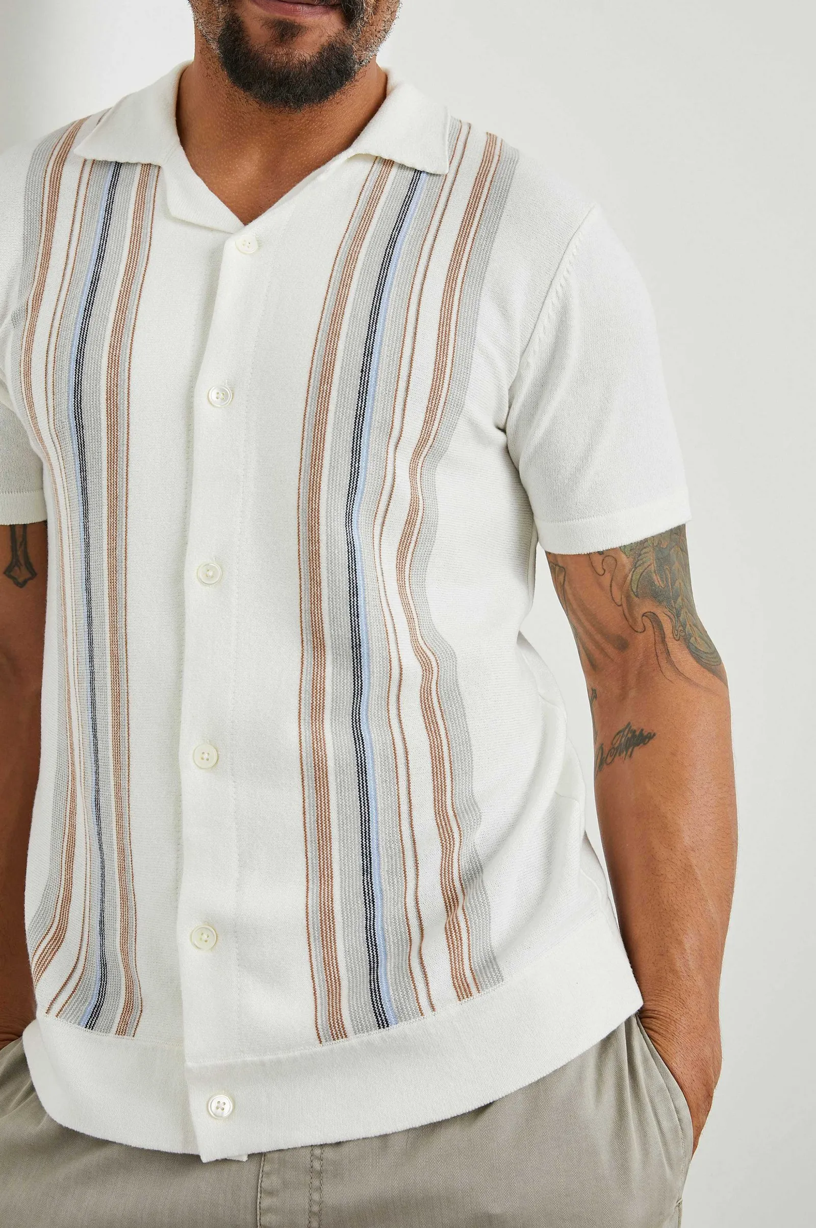 Heren Rails Silas Overhemd - Wit Multi