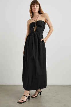 Vrouwen Rails Silvia Jurk - Zwart Nylon