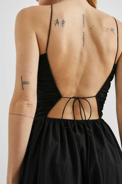 Vrouwen Rails Silvia Jurk - Zwart Nylon