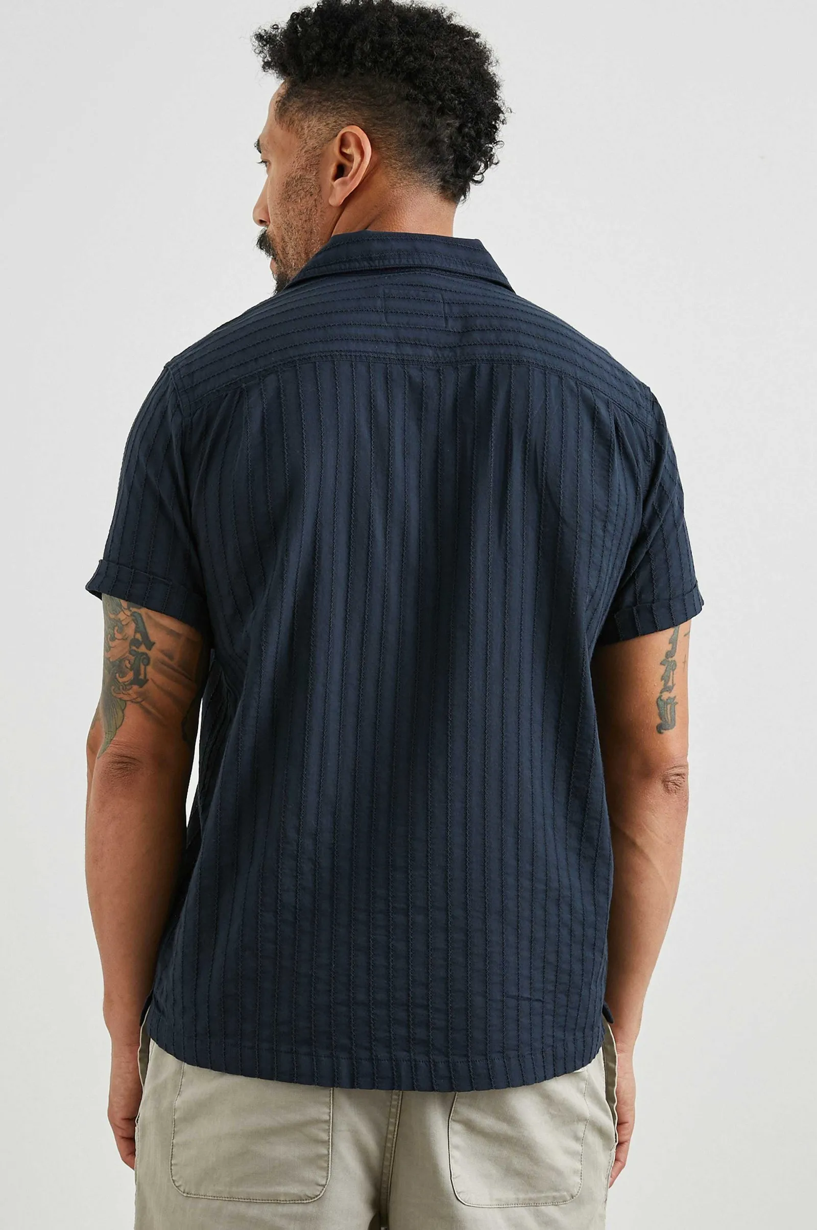 Heren Rails Sinclair Overhemd - Diep Water