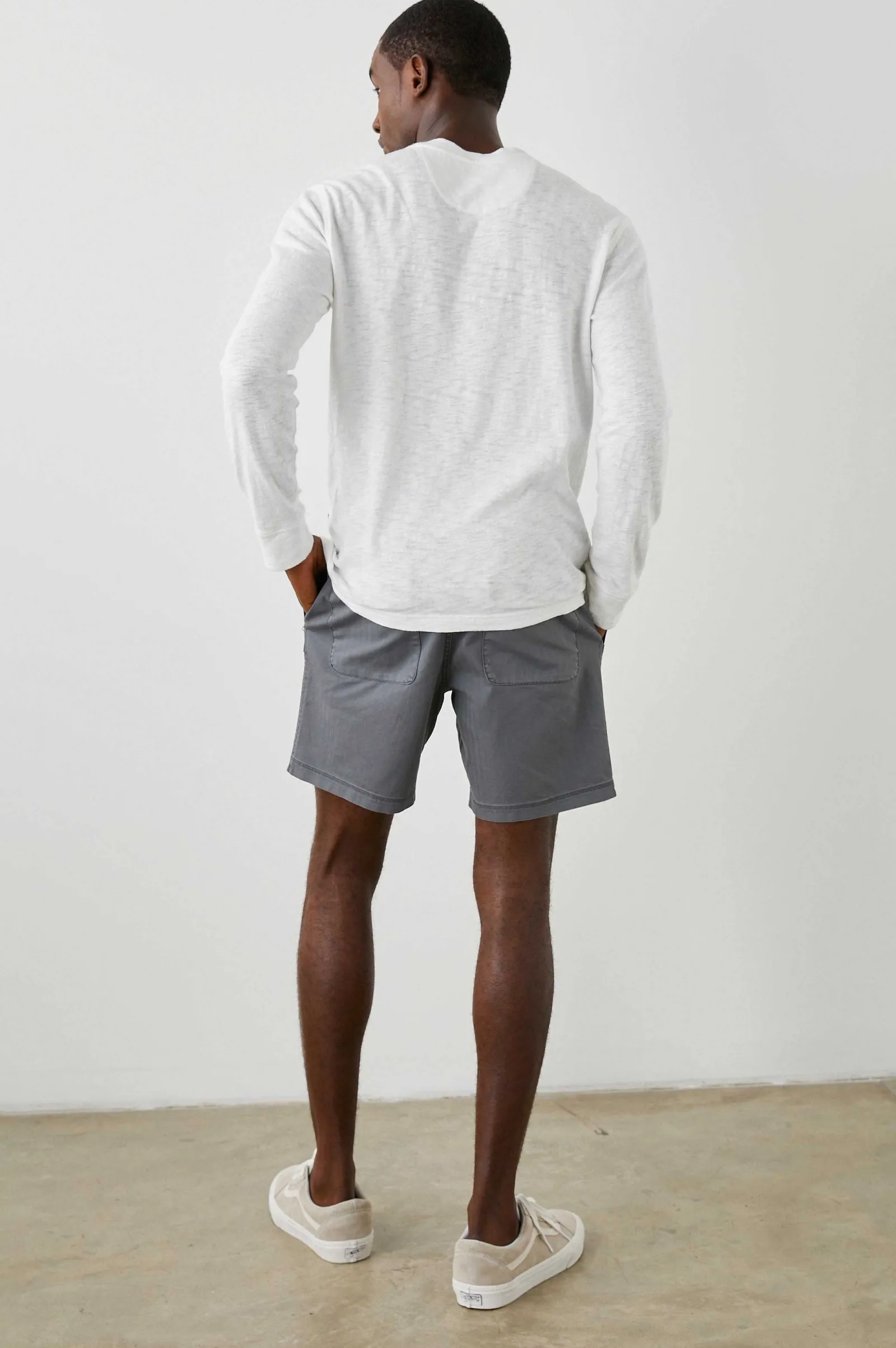 Heren Rails Skhi Henley - Wit
