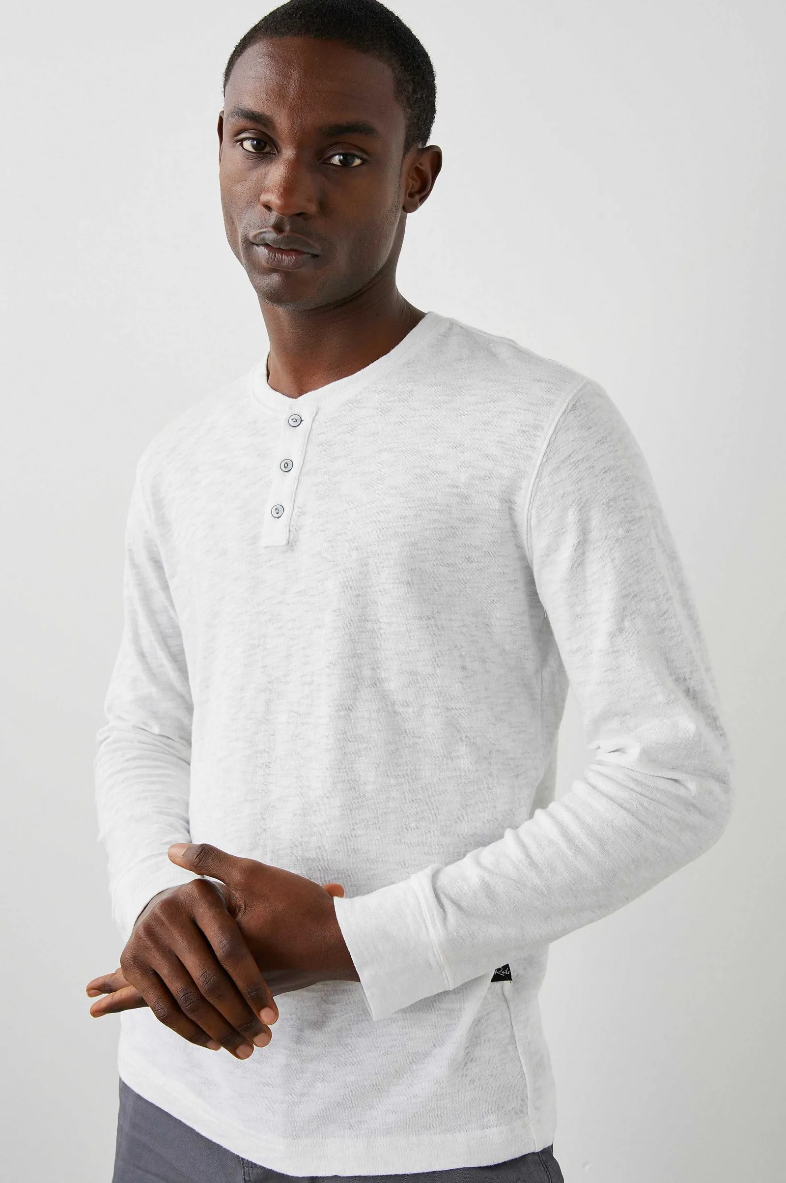 Heren Rails Skhi Henley - Wit