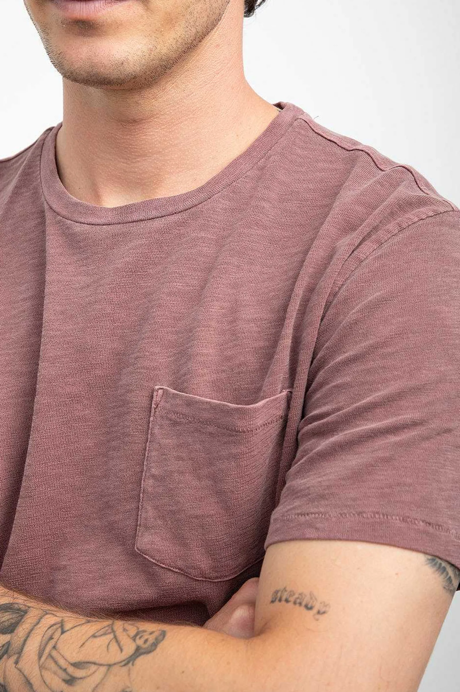 Heren Rails Skipper T-Shirt - Baksteen