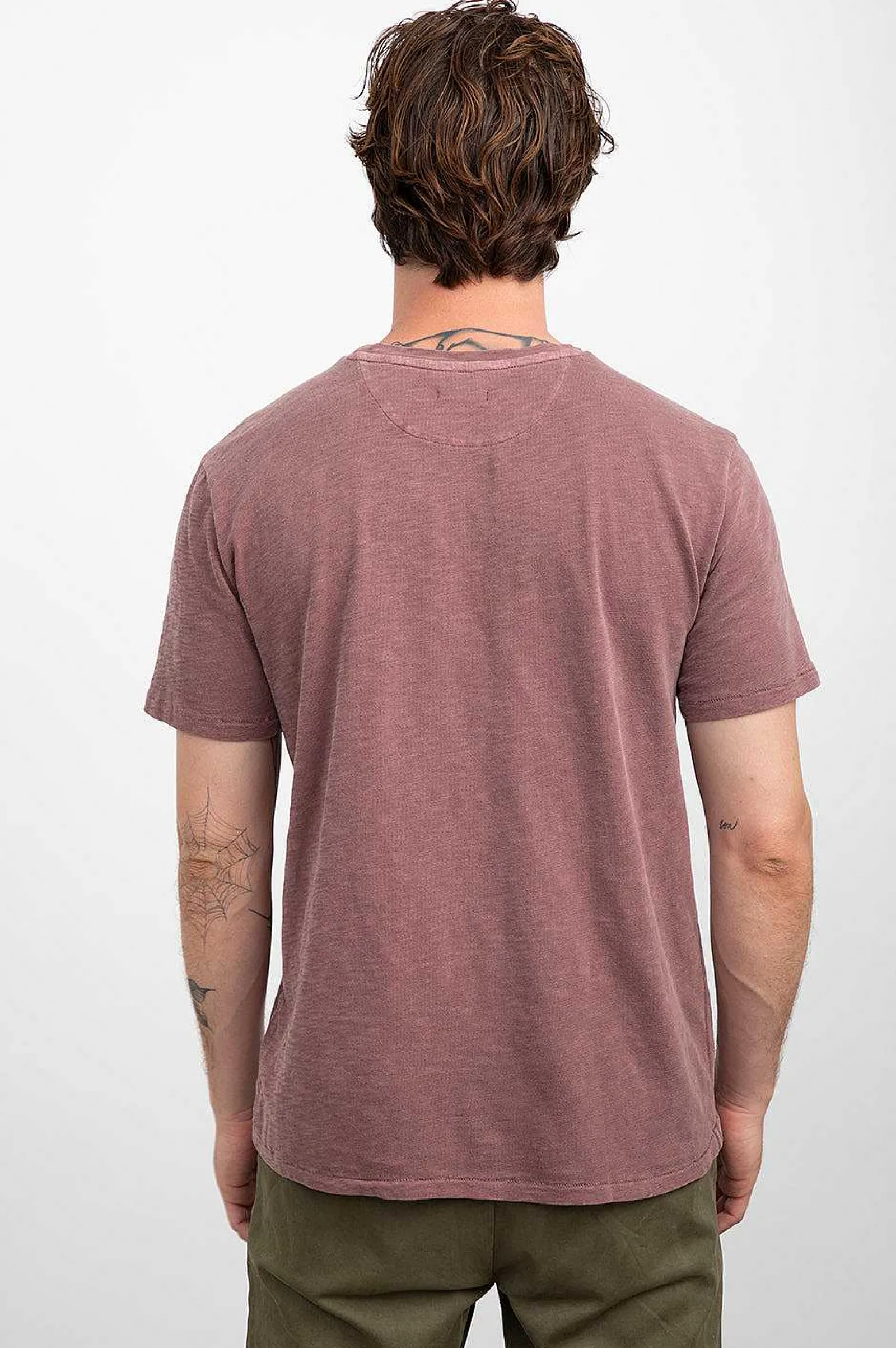 Heren Rails Skipper T-Shirt - Baksteen