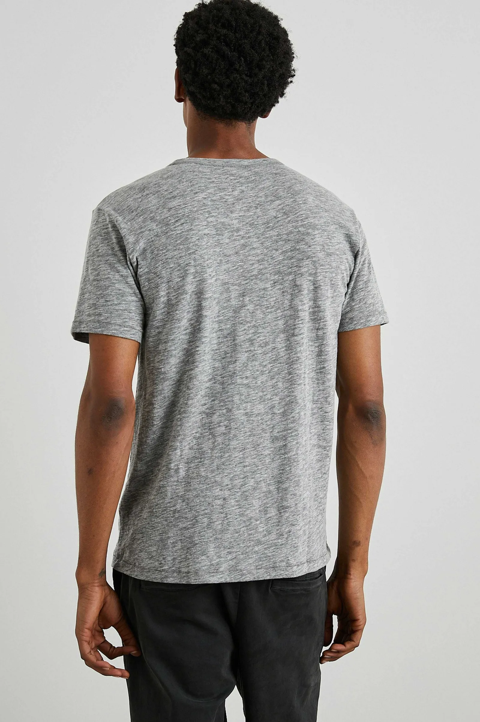 Heren Rails Skipper T-Shirt - Heide Grijs