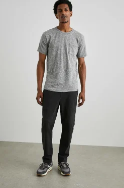 Heren Rails Skipper T-Shirt - Heide Grijs