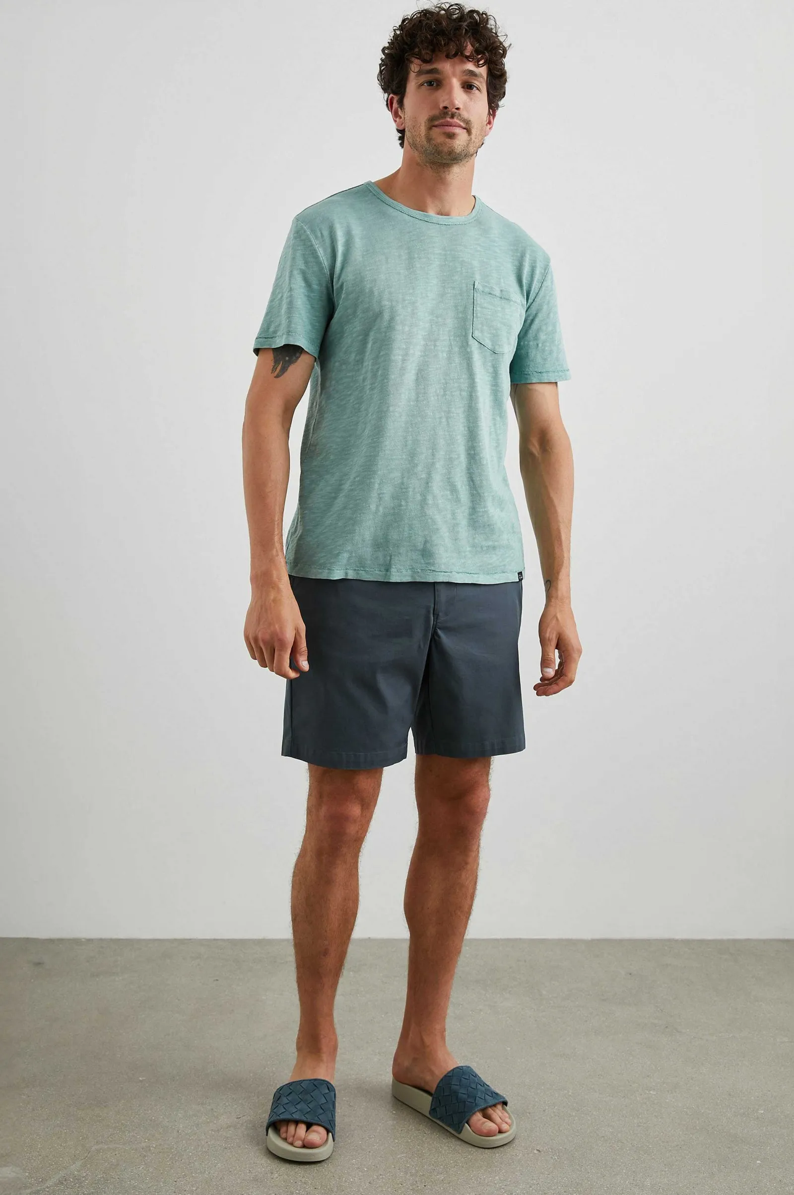 Heren Rails Skipper T-Shirt - Jade