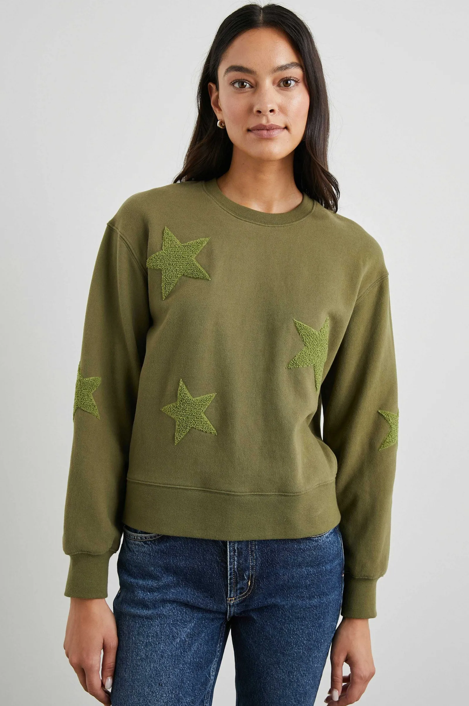Vrouwen Rails Sonia Sweatshirt - Olijf