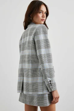 Vrouwen Rails Stanton Blazer - Cacao Sky Check