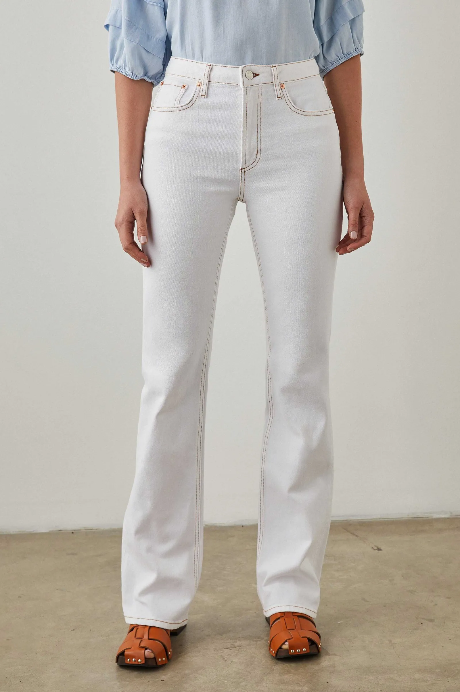 Vrouwen Rails Sunset Slim Flare - Zoutwit Contraststeek
