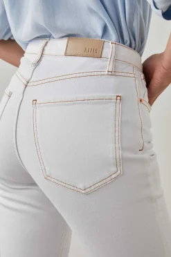 Vrouwen Rails Sunset Slim Flare - Zoutwit Contraststeek