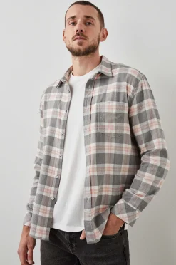 Heren Rails Sussex Shirt - Houtskool Heather Garnal