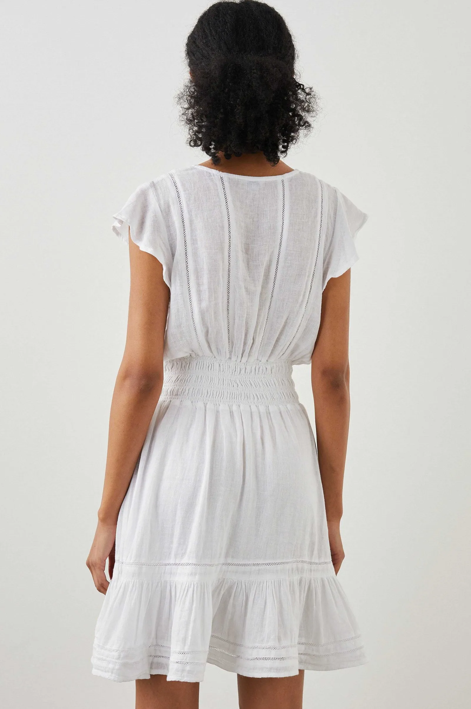 Vrouwen Rails Tara Jurk - Wit Kant Detail