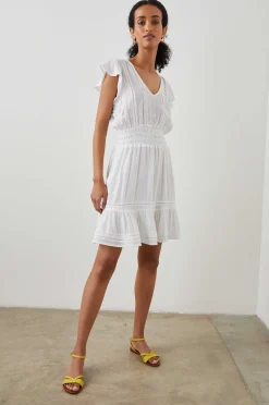 Vrouwen Rails Tara Jurk - Wit Kant Detail