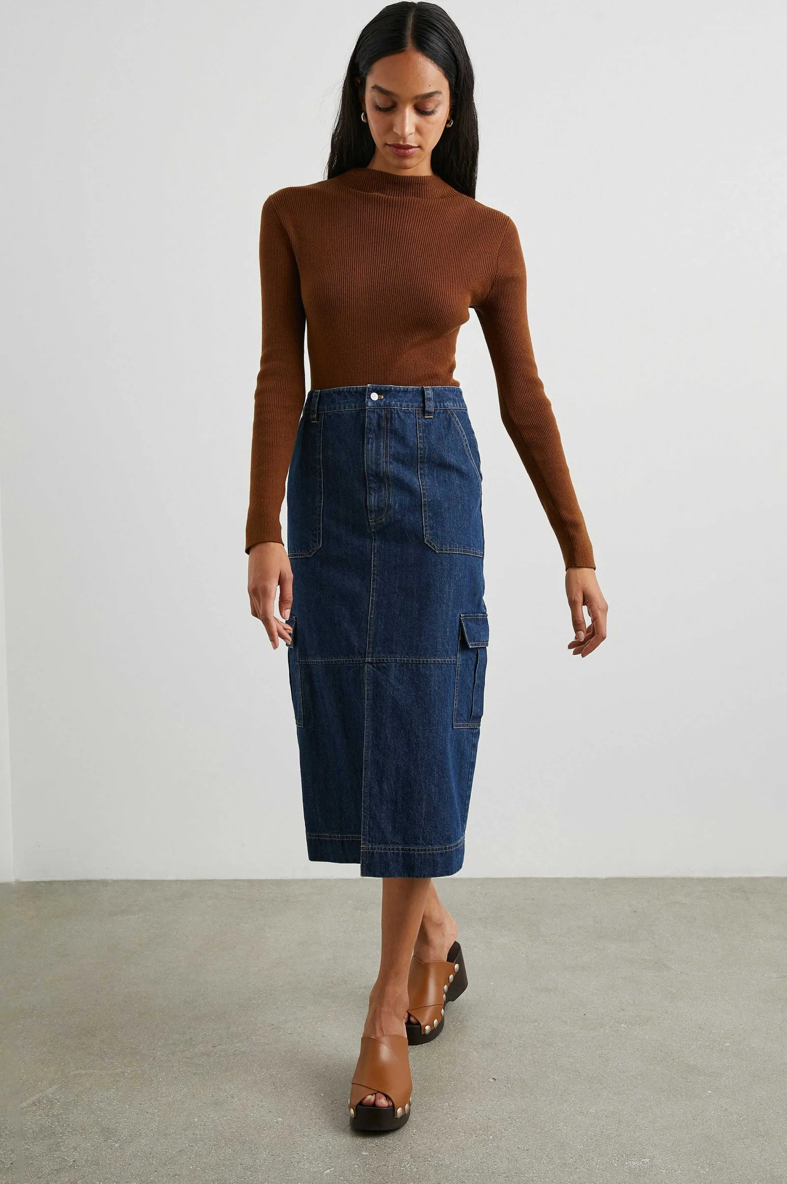 Vrouwen Rails Tasha Rok - Raw Denim